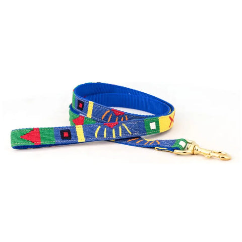 Durable Patterned Dog Leash 6 Feet – Stylish Pet Leash with Brass Clip | Made in USA Auburn Leathercrafters  item