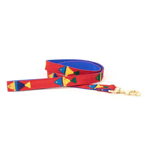 Durable Patterned Dog Leash 6 Feet – Stylish Pet Leash with Brass Clip | Made in USA Auburn Leathercrafters  item