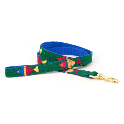Durable Patterned Dog Leash 6 Feet – Stylish Pet Leash with Brass Clip | Made in USA Auburn Leathercrafters  item