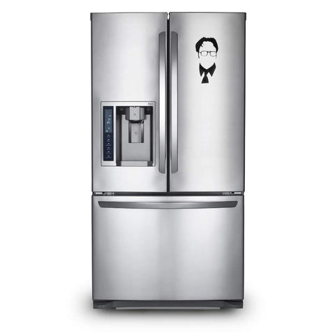 Dwight Schrute Silhouette Fridge Magnet – Office Fan Gift | Made in USA Chatelet Manufacturing 