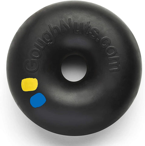 Extra Large Durable Dog Chew Ring – Heavy Duty Rubber Toy for 100+ Pound Dogs | Made in USA Goughnuts 