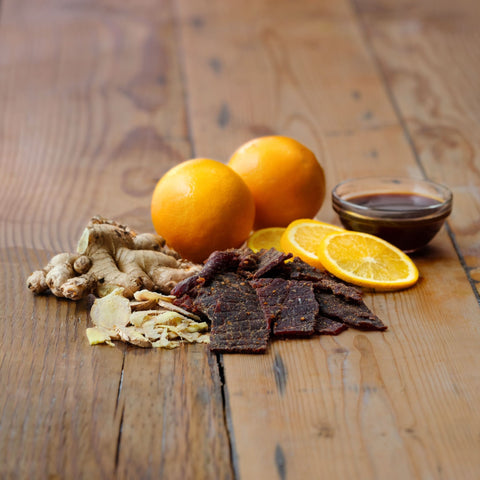 Field Trip Mandarin Orange Teriyaki Grass-Fed Beef Jerky 2.2oz 4-Pack | Made in USA Field Trip 
