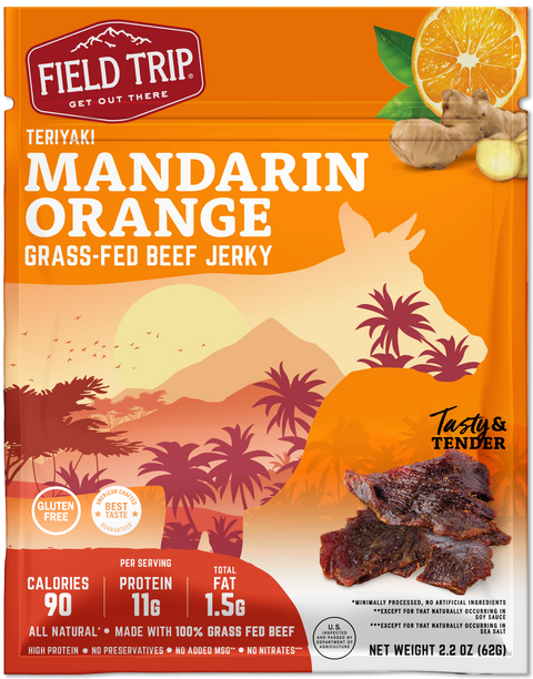 Field Trip Variety Pack – 4ct Grass-Fed Beef Jerky Sampler | Made in USA Field Trip 