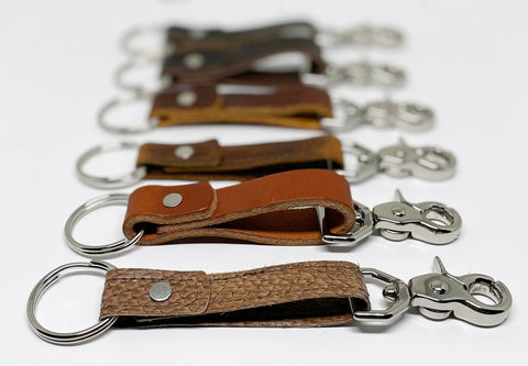 Full Grain Leather Key Chain – Handcrafted Durable Accessory | Made in USA Rogue Industries  Key Chain