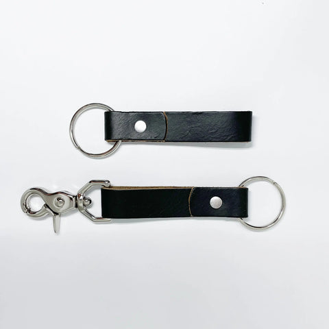 Full Grain Leather Key Chain – Handcrafted Durable Accessory | Made in USA Rogue Industries  Key Chain