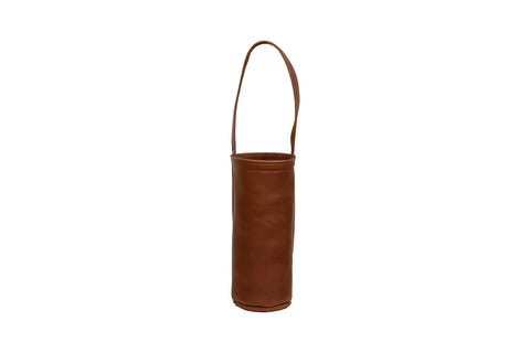 Full-Grain Leather Wine Tote Bag – Handcrafted Carry Case | Made in USA Urban Southern 