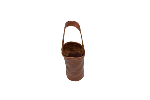 Full-Grain Leather Wine Tote Bag – Handcrafted Carry Case | Made in USA Urban Southern 