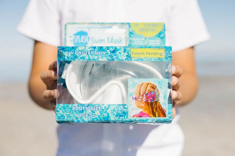 Galactic Explorer Youth Space-Themed Swim Mask 4-8 Years – Anti-Fog High Visibility Goggles | Assembled in USA Splash Place  Youth Swim Mask