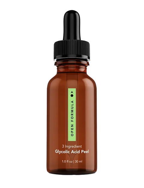 Glycolic Acid Peel 20 Percent – 1oz Exfoliating Serum | Made in USA Open Formula  Lotion & Moisturizer