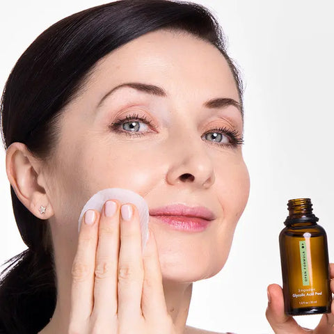Glycolic Acid Peel 20 Percent – 1oz Exfoliating Serum | Made in USA Open Formula  Lotion & Moisturizer