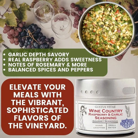 Gourmet Seasoning Gift Set – 6 Artisanal Spice Blends in 4oz Tins | Handcrafted Flavor Collection | Made in USA Gustus Vitae  Collections & Gift Sets
