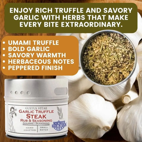 Gourmet Seasoning Gift Set – 6 Artisanal Spice Blends in 4oz Tins | Handcrafted Flavor Collection | Made in USA Gustus Vitae  Collections & Gift Sets