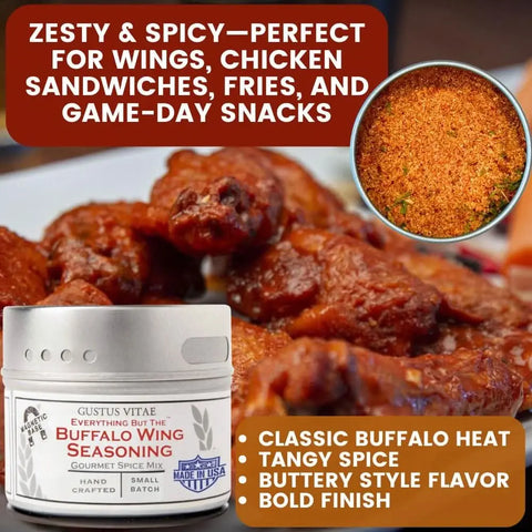 Gourmet Taste of America Seasoning Gift Set – 6 Small-Batch Spices 4oz Tins | Made in USA – Premium Flavor Collection Gustus Vitae  Collections & Gift Sets