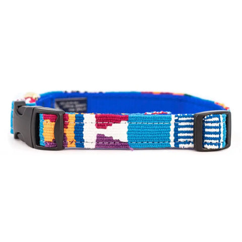 Hand-Woven Side Release Dog Collar 1 Inch Wide – Durable Nylon Webbing | Made in USA by Auburn Leathercrafters Auburn Leathercrafters  item