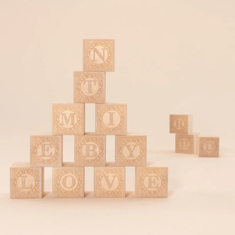 Handcrafted Educational Wooden Alphabet Blocks for Toddlers – Sustainable Basswood – Uncle Goose | Made in USA Uncle Goose  Classic Goose