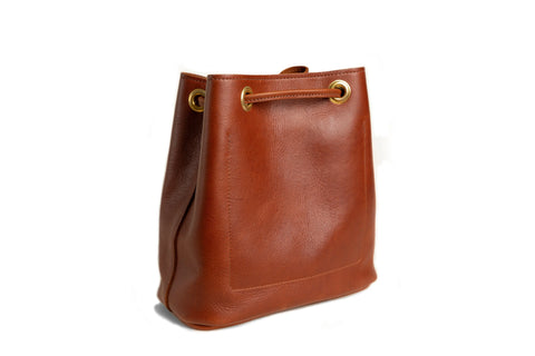 Handcrafted Leather Bucket Bag – Minimalist Crossbody Tote | Made in USA Urban Southern  Bags