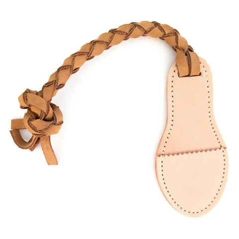 Handcrafted Natural Leather Dog Tug Toy – Durable Interactive Play – Auburn Leathercrafters | Made in USA Auburn Leathercrafters  item