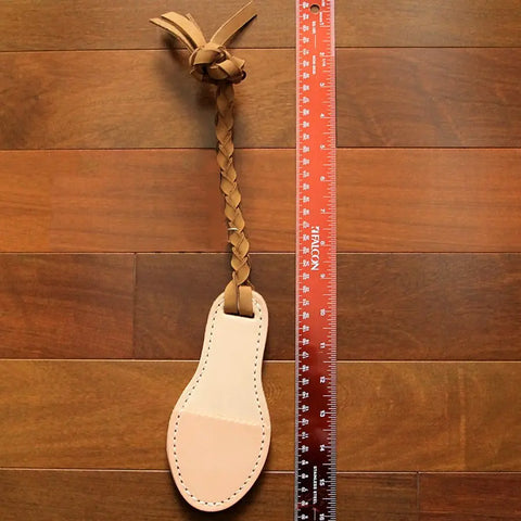 Handcrafted Natural Leather Dog Tug Toy – Durable Interactive Play – Auburn Leathercrafters | Made in USA Auburn Leathercrafters  item