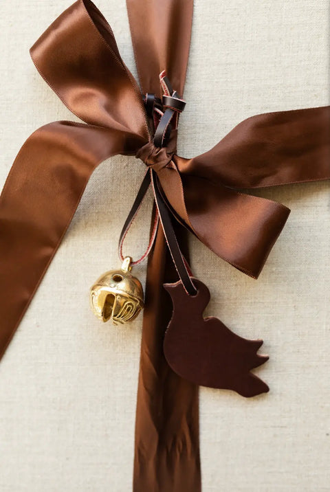 Handcrafted Solid Brass Christmas Bell Ornament – Engraved Holiday Decor | Made in USA Millstream Home  Homegoods