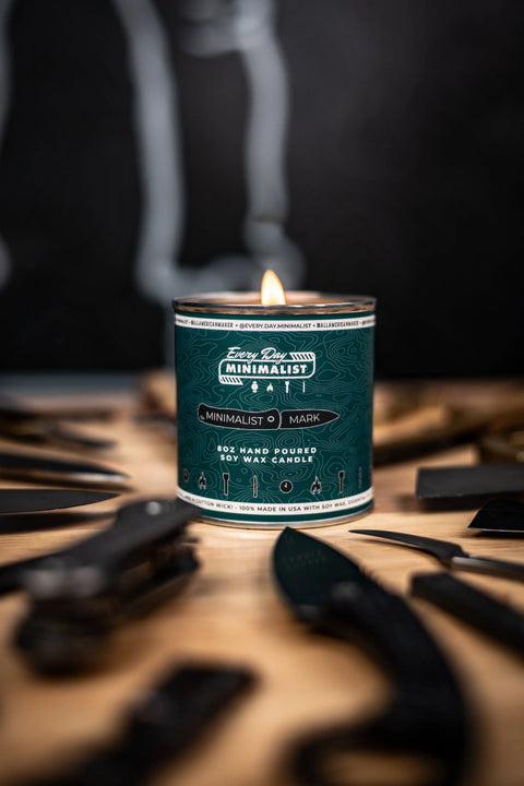 Handmade 8oz Soy Wax Candle – Urban Camper Scent with Campfire Smoke and Vanilla | Made in USA Home Fragrance All American Maker 