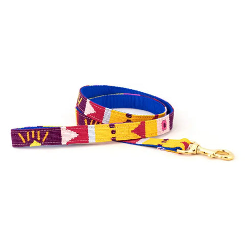 Handwoven Fabric Dog Leash – Durable Nylon Backing – Auburn Leathercrafters | Made in USA Auburn Leathercrafters  item