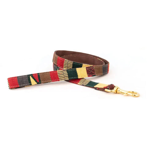 Handwoven Nylon Dog Leash With Brass Hardware – Durable Standard Leash | Made In USA Auburn Leathercrafters  item