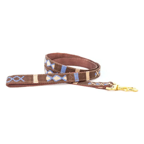 Handwoven Nylon Dog Leash – Durable 6 Foot Lead with Brass Hardware | Made in USA – Auburn Leathercrafters Auburn Leathercrafters  item