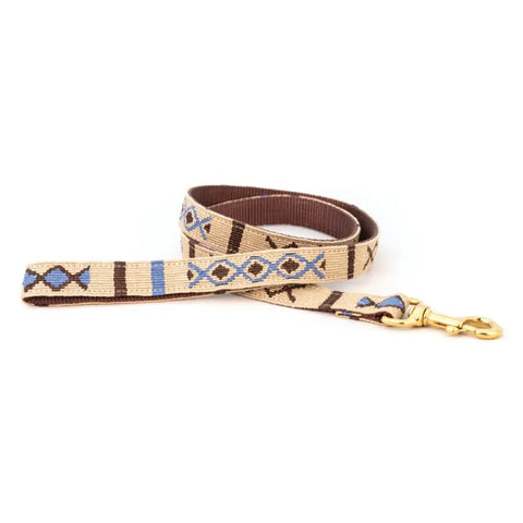 Handwoven Nylon Dog Leash – Durable 6 Foot Lead with Brass Hardware | Made in USA – Auburn Leathercrafters Auburn Leathercrafters  item