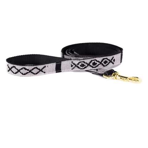 Handwoven Nylon Dog Leash – Durable 6 Foot Lead with Brass Hardware | Made in USA – Auburn Leathercrafters Auburn Leathercrafters  item