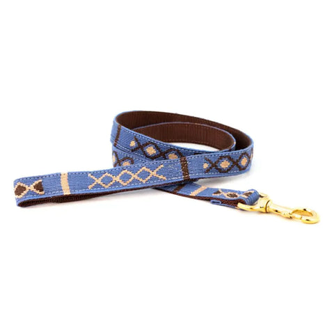 Handwoven Nylon Dog Leash – Durable 6 Foot Lead with Brass Hardware | Made in USA – Auburn Leathercrafters Auburn Leathercrafters  item