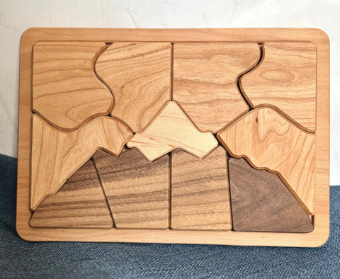 Hardwood Jigsaw Puzzle for Kids Ages 3+ – Engaging Advanced Challenge | Made in USA Lanz Co Woodworking  Toys & Games