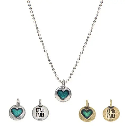 Hearts of Gold Dainty Double-Sided Necklace – Compassionate Gift Jewelry | Made in USA by Whitney Howard Designs Whitney Howard Designs  Hearts of Gold