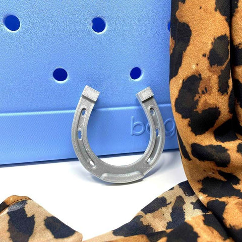 Horseshoe Charm for Bogg Bags and Beach Totes – Rustic Rodeo Accessory | Made in USA Chatelet Manufacturing 