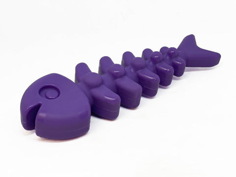 SodaPup Fish Bone Durable Nylon Dog Chew Toy – Tough Power Chewer Toy | Made in USA SodaPup  Nylon Dog Toys