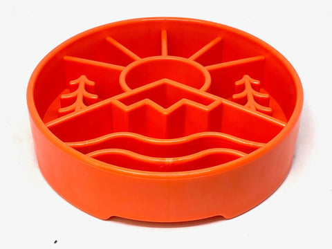 Great Outdoors Enrichment Slow Feeder Dog Bowl – Interactive Pet Dish | Made in USA SodaPup  EBOWL