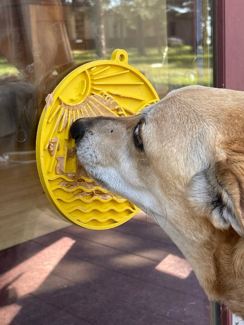 Sun N Sea Dog Lick Mat With Suction Cups – Interactive Enrichment Dog Toy | Made in USA SodaPup  EMAT