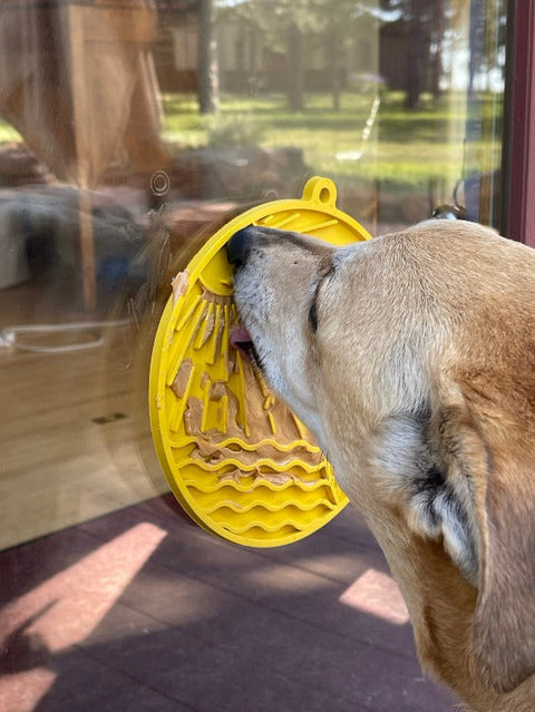 Sun N Sea Dog Lick Mat With Suction Cups – Interactive Enrichment Dog Toy | Made in USA SodaPup  EMAT