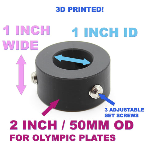 Olympic Plate Adapter 2 Inch To 1 Inch Bar Conversion Sleeve | Made In USA Weight It Out 