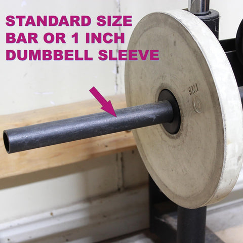 Olympic Plate Adapter 2 Inch To 1 Inch Bar Conversion Sleeve | Made In USA Weight It Out 