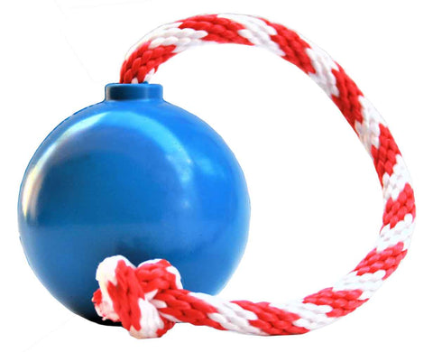USA-K9 Cherry Bomb Durable Rubber Dog Chew Toy – Treat Dispenser Tug Toy | Made in USA SodaPup  Rubber Dog Toys