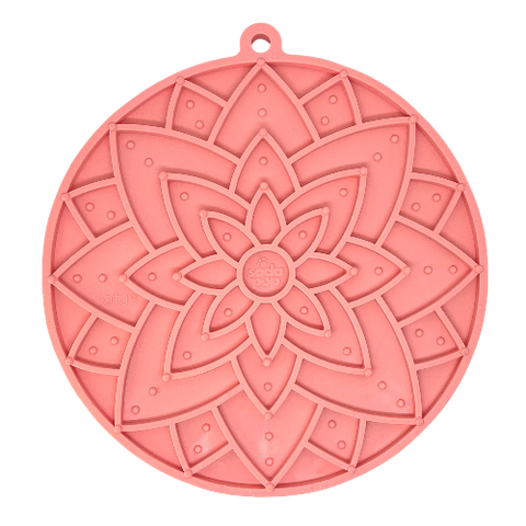 Lotus Pattern Dog Lick Mat With Suction Cups – Enrichment Feeding Tool | Made in USA SodaPup  EMAT