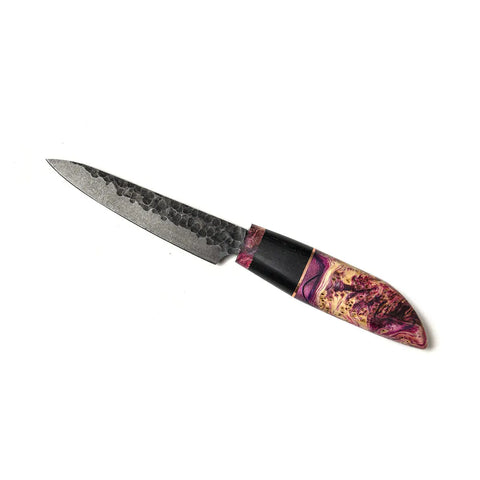 Japanese Style Petty Knife – Handcrafted Wood Handle – Precision Kitchen Paring Knife | Made in USA Words with Boards  petty knife