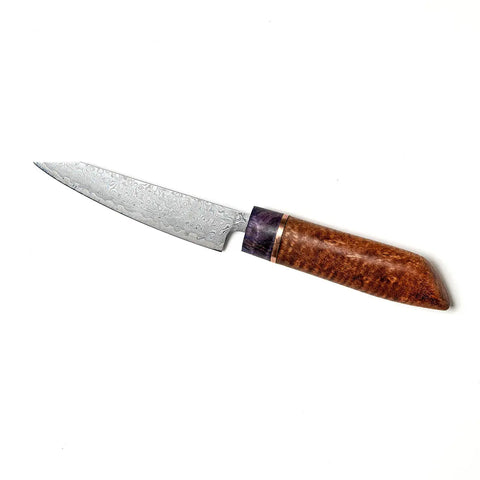 Japanese Style Petty Knife – Handcrafted Wood Handle – Precision Kitchen Paring Knife | Made in USA Words with Boards  petty knife