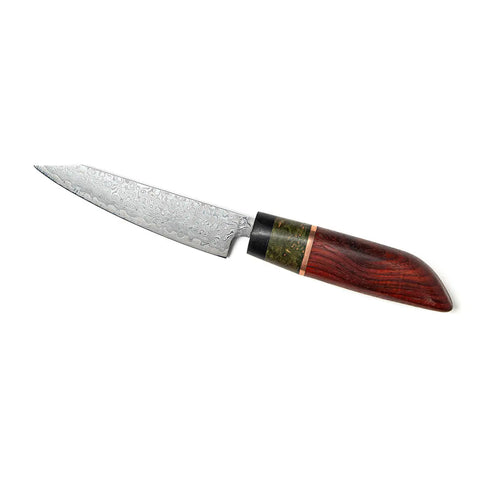 Japanese Style Petty Knife – Handcrafted Wood Handle – Precision Kitchen Paring Knife | Made in USA Words with Boards  petty knife