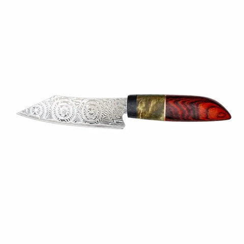 Japanese Style Petty Knife – Handcrafted Wood Handle – Precision Kitchen Paring Knife | Made in USA Words with Boards  petty knife