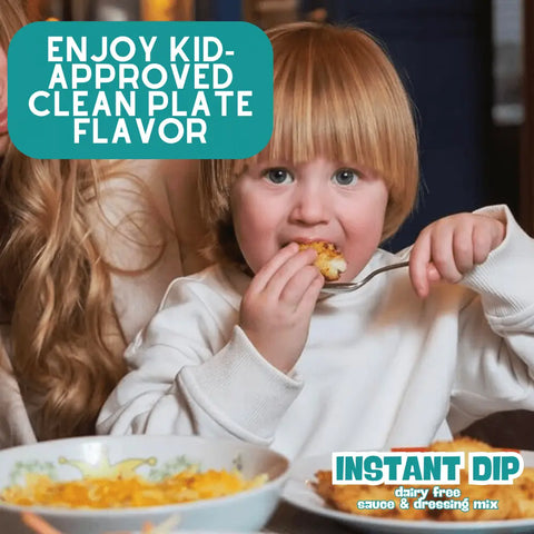 Kid’s Menu Instant Dip Mix – Dairy-Free Sauce 6.2 Oz | Made in USA Gustus Vitae  Gourmet Seasonings