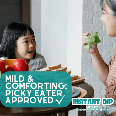 Kid’s Menu Instant Dip Mix – Dairy-Free Sauce 6.2 Oz | Made in USA Gustus Vitae  Gourmet Seasonings