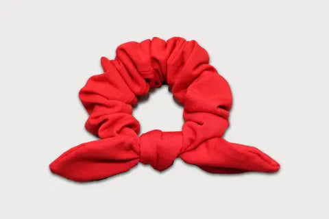 Knotted Bow Hair Scrunchie – Soft Thermoregulating Fabric | Made in USA Goodnighties  item