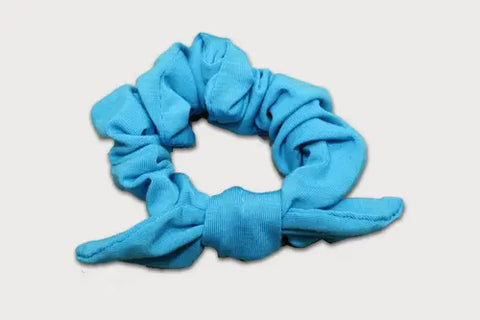 Knotted Bow Hair Scrunchie – Soft Thermoregulating Fabric | Made in USA Goodnighties  item