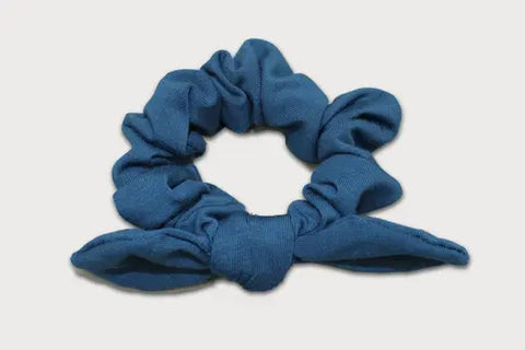 Knotted Bow Hair Scrunchie – Soft Thermoregulating Fabric | Made in USA Goodnighties  item